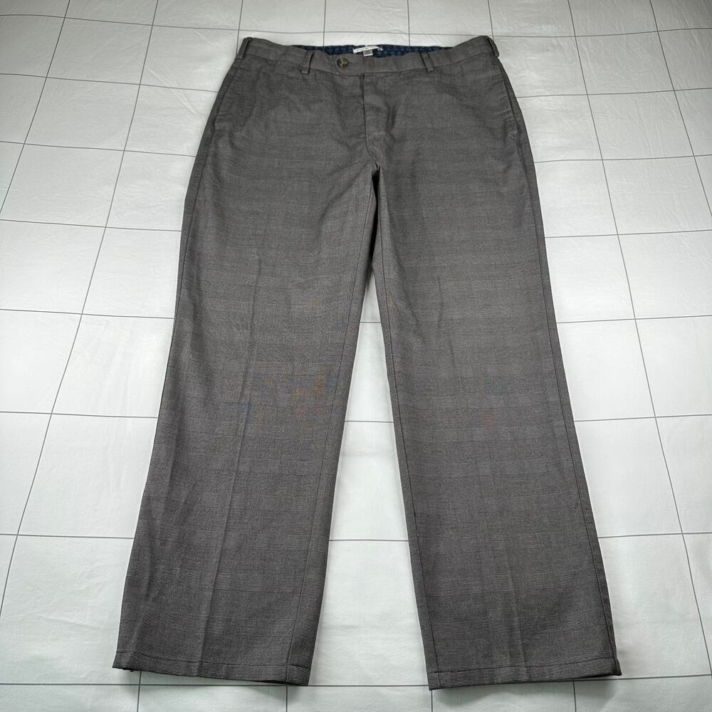 Peter Millar Pants Men 36 Gray Glen Plaid Trouser Preppy Classic Career Business